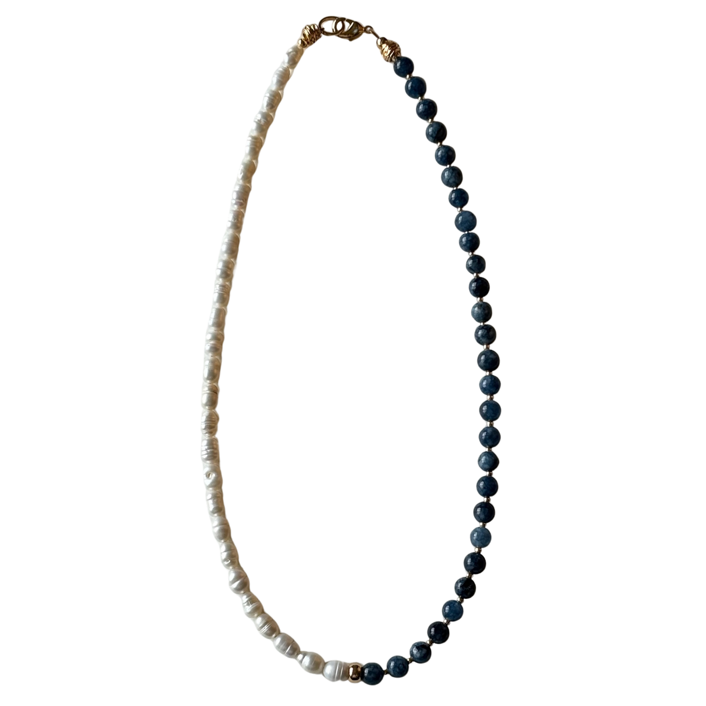 The Ocean Blue Jade & Freshwater Pearl June