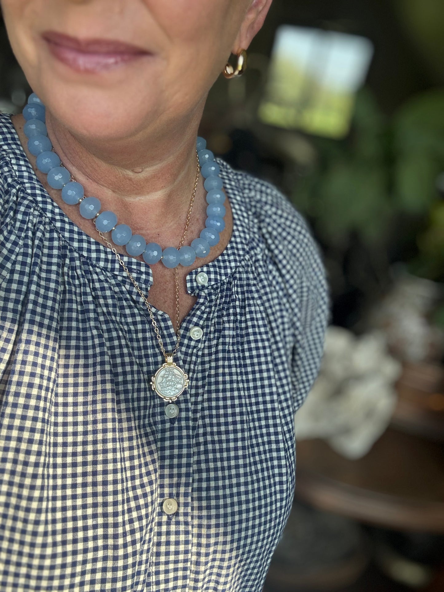The Pearl Ship Necklace