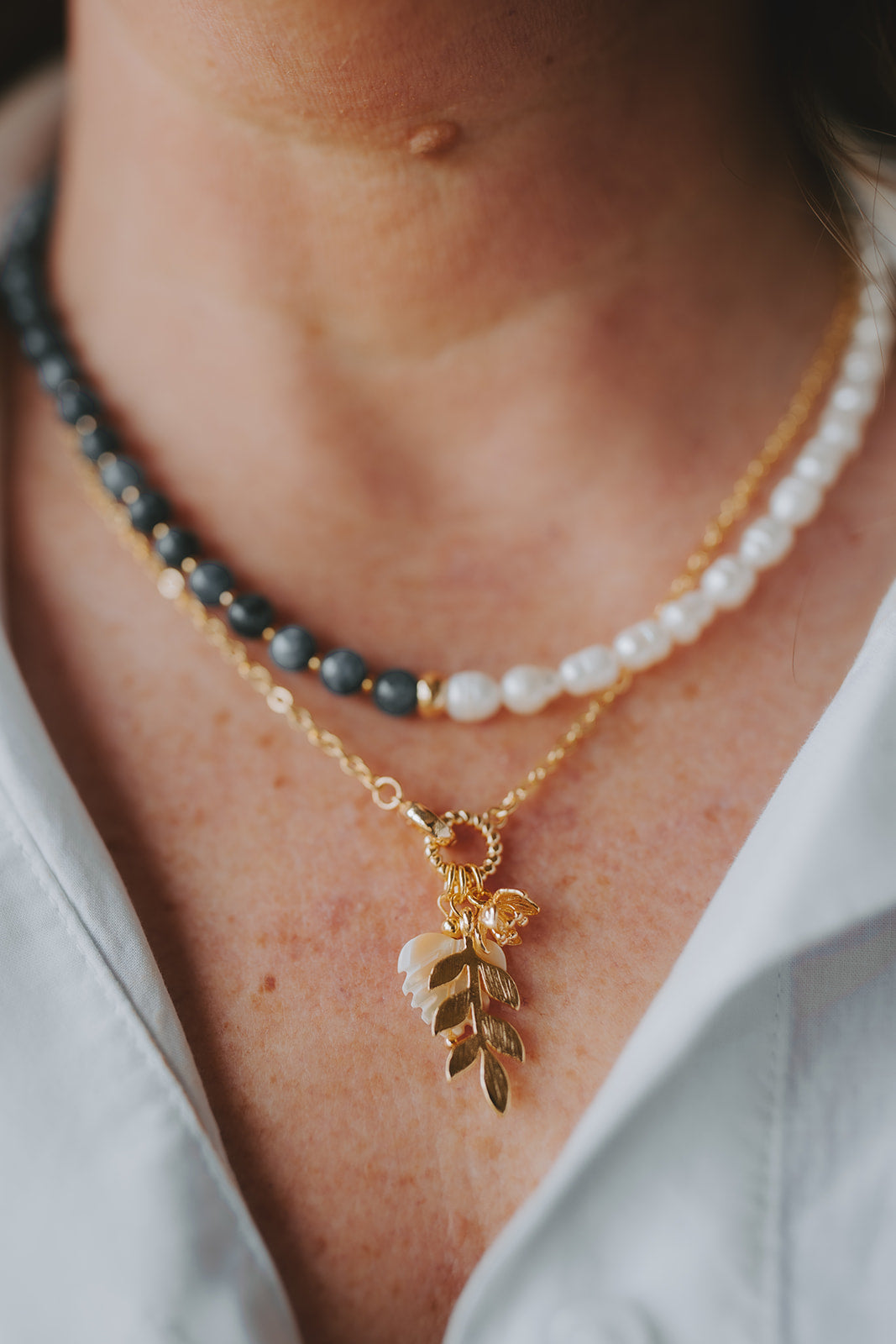 The Ocean Blue Jade & Freshwater Pearl June