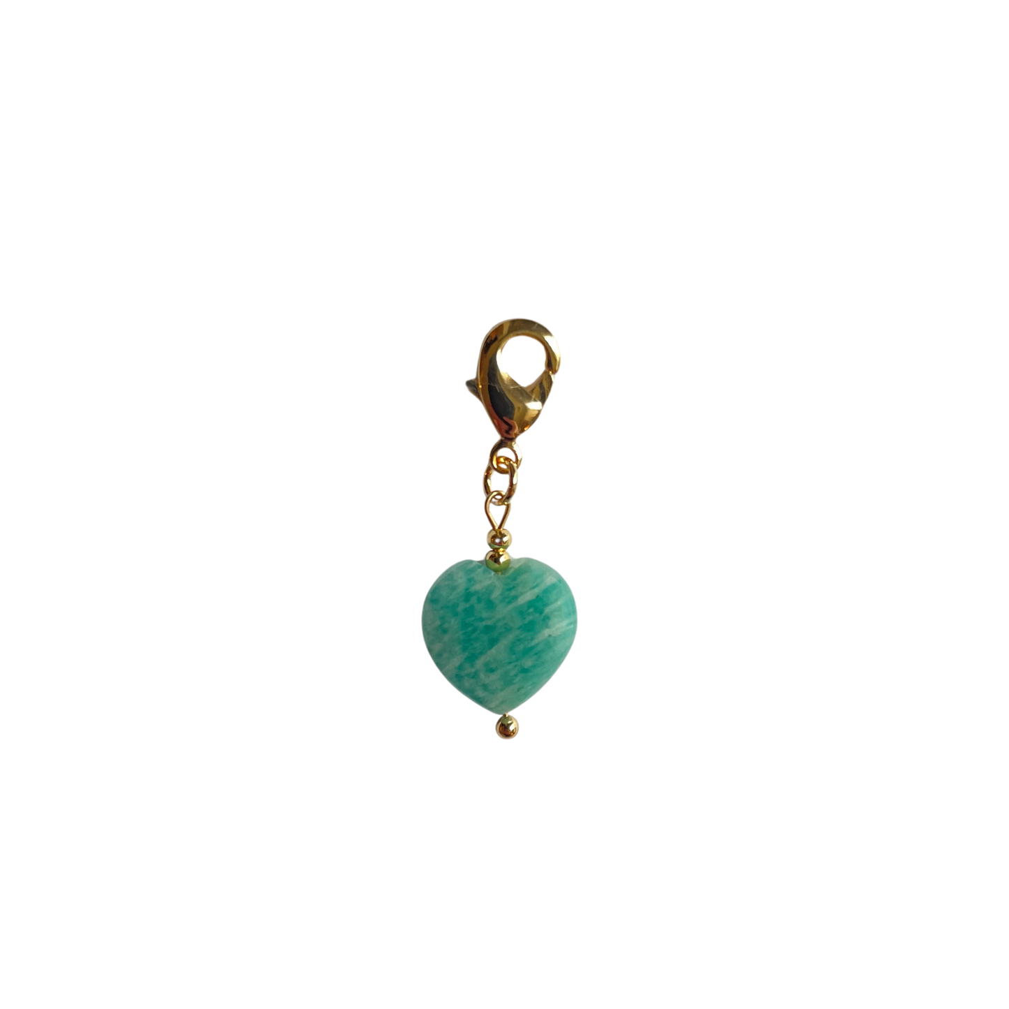 The Amazonite Heart Charm