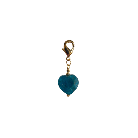 The Apatite Heart Charm