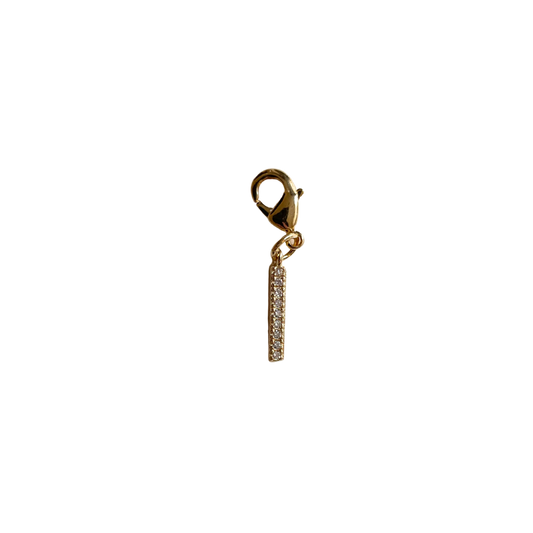 The Pavé Short Bar Charm