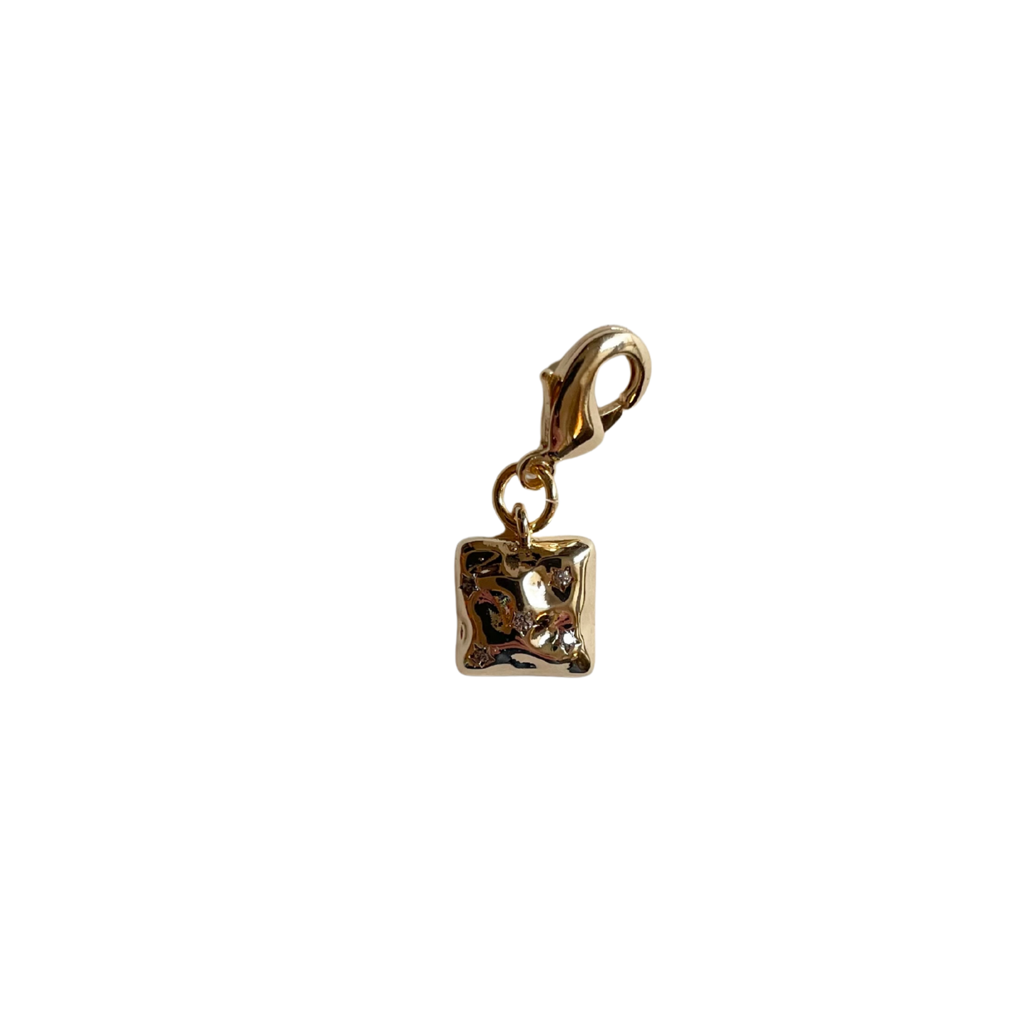 The Pavé Square Charm
