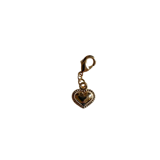 The Piecrust Heart Charm