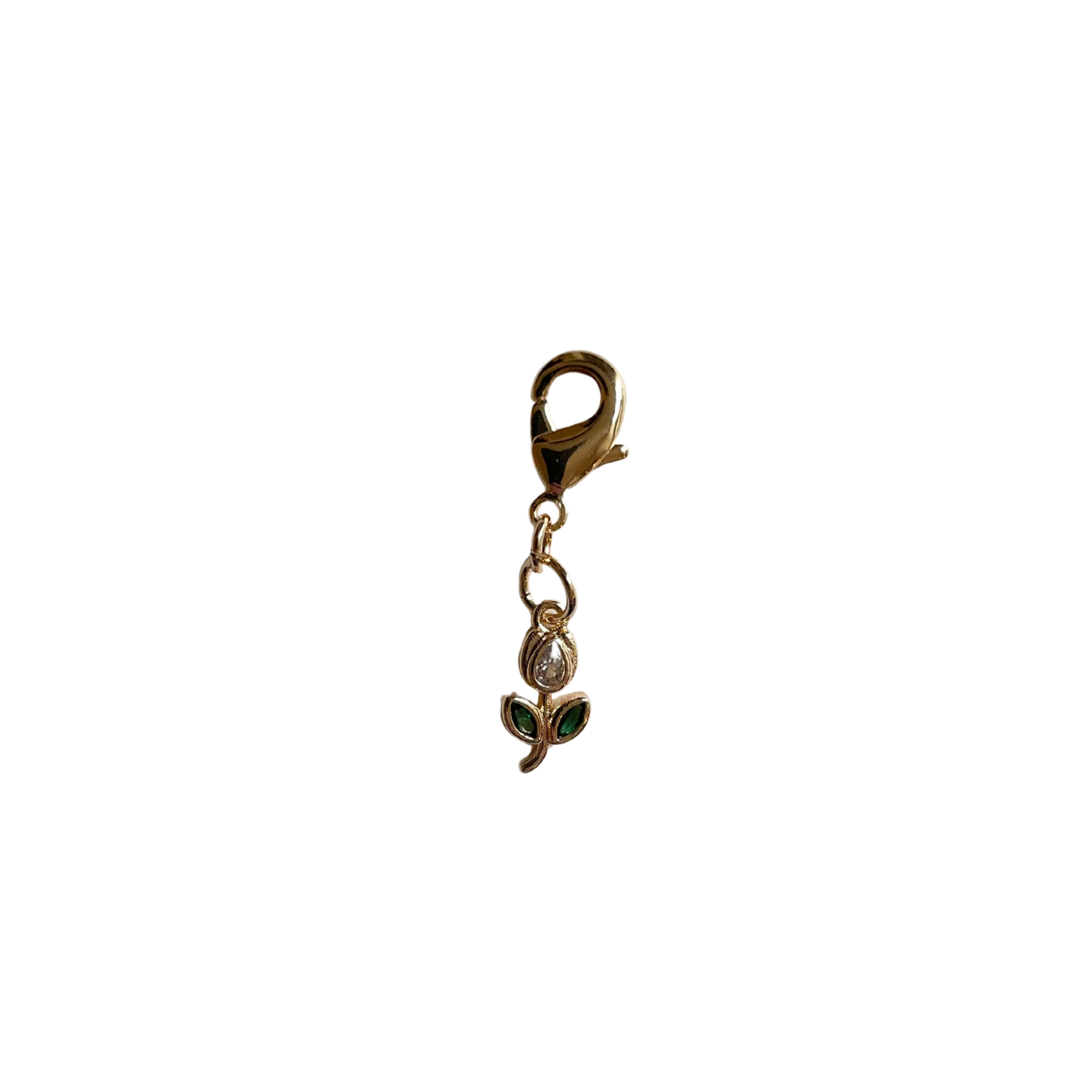 The Crystal Tulip Charm